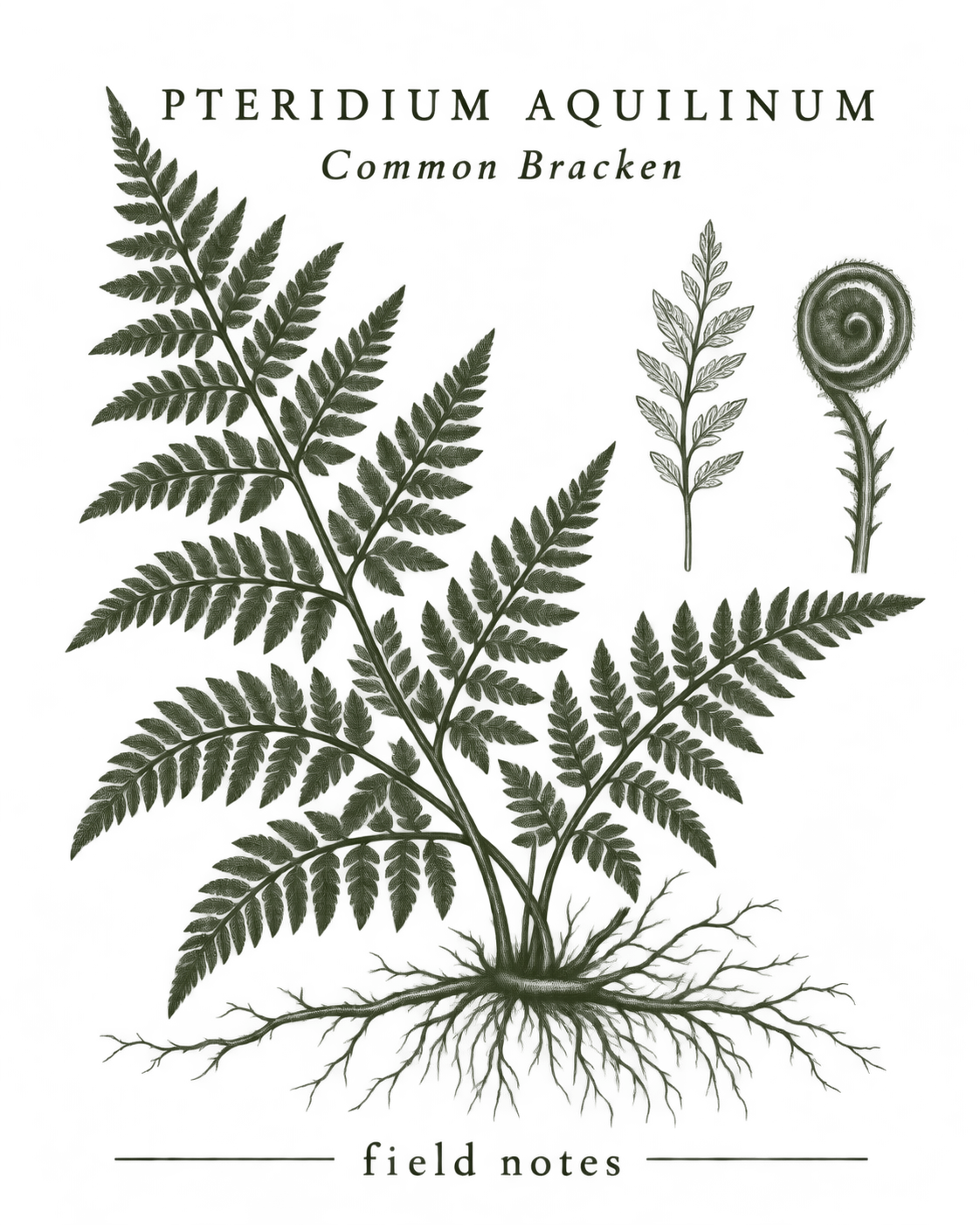 Botanist’s Note, Rückenmotiv