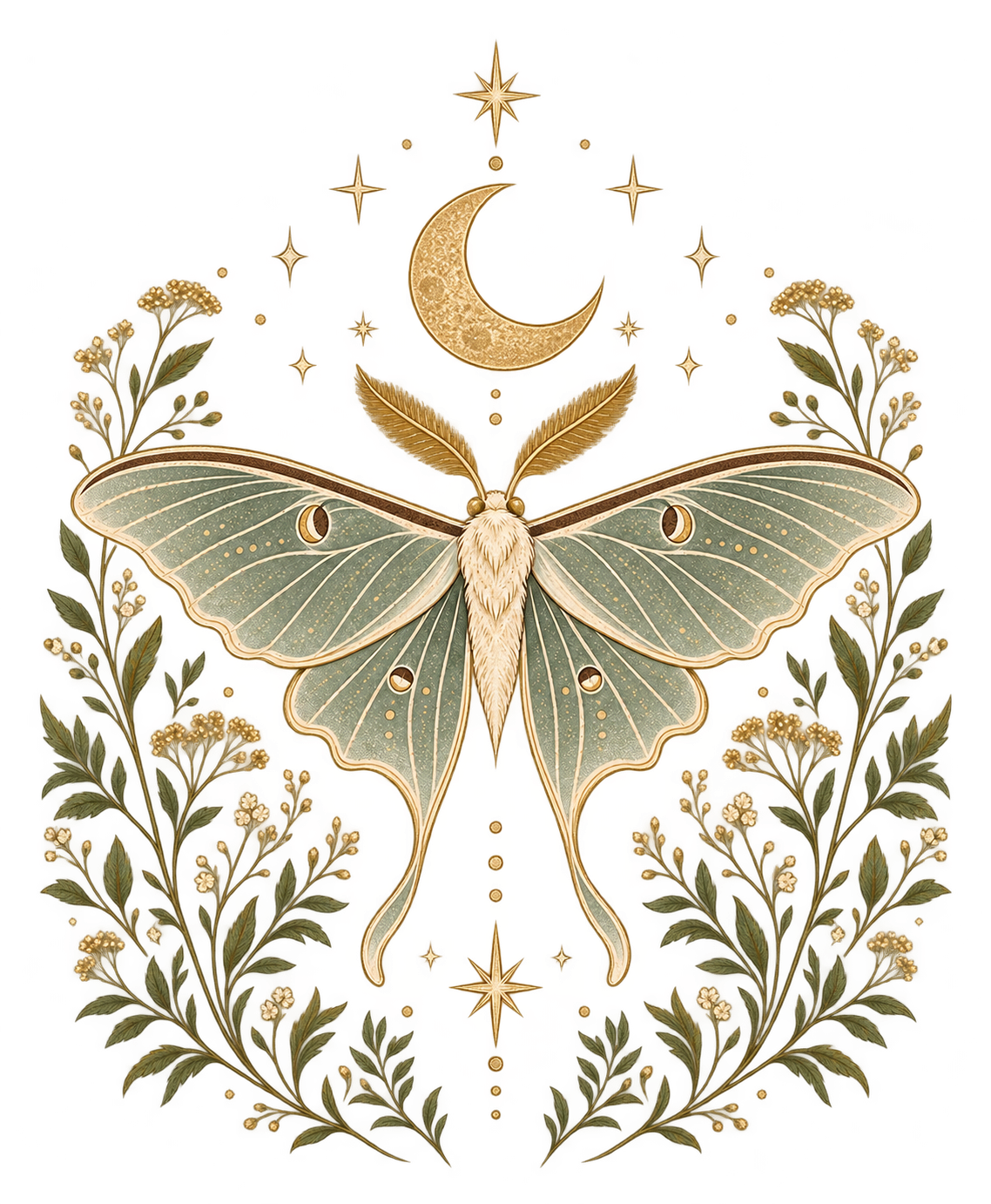 Night Visitors, Rückenmotiv